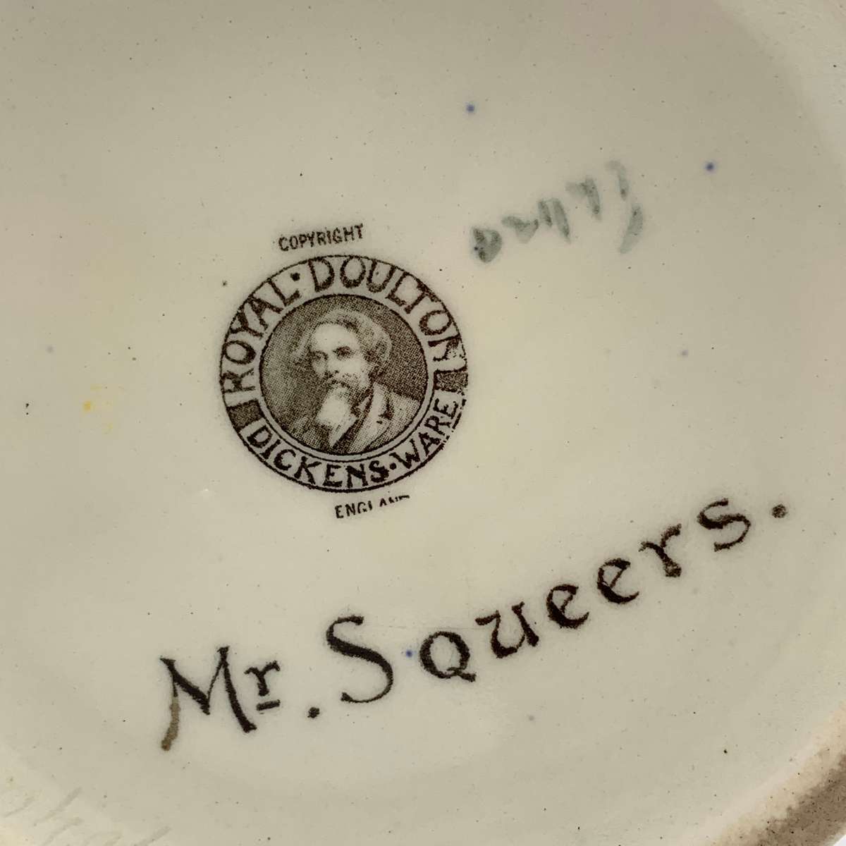1920,s Royal Doulton 'Squeers' Dickens Ware Ewer