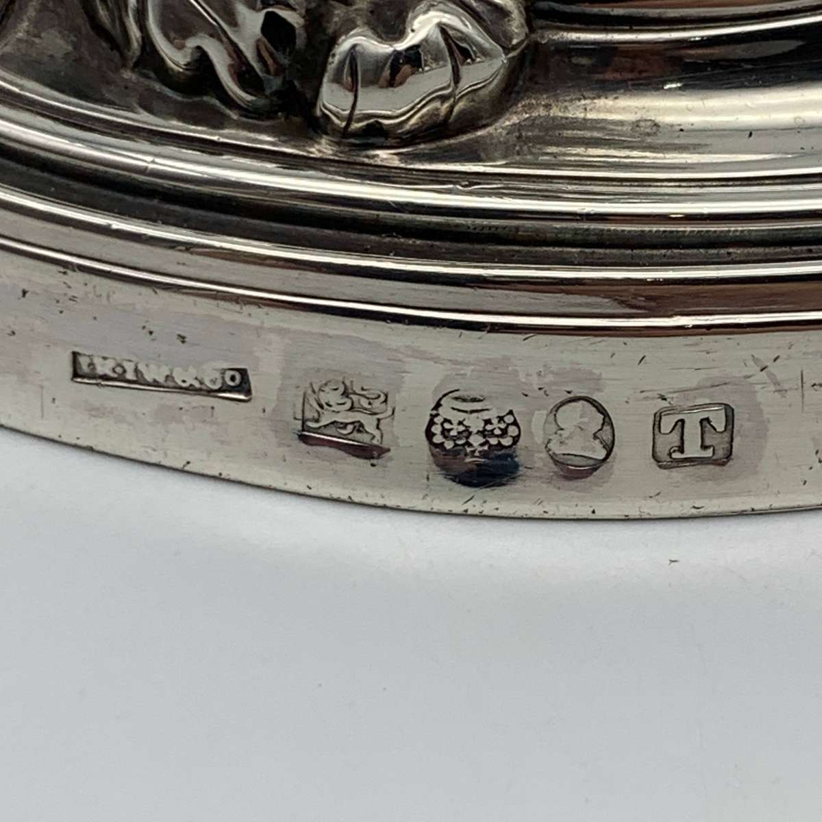 Pair Sterling Silver Georgian Candlesticks (1816)