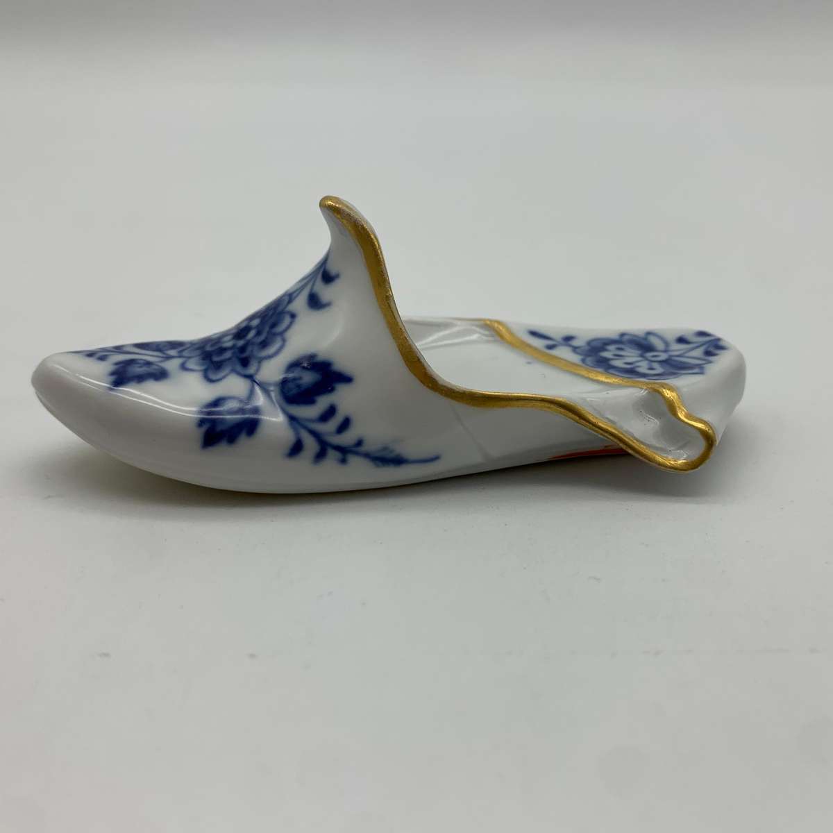 Antique Hand-Painted 'Meissen' Porcelain Slipper