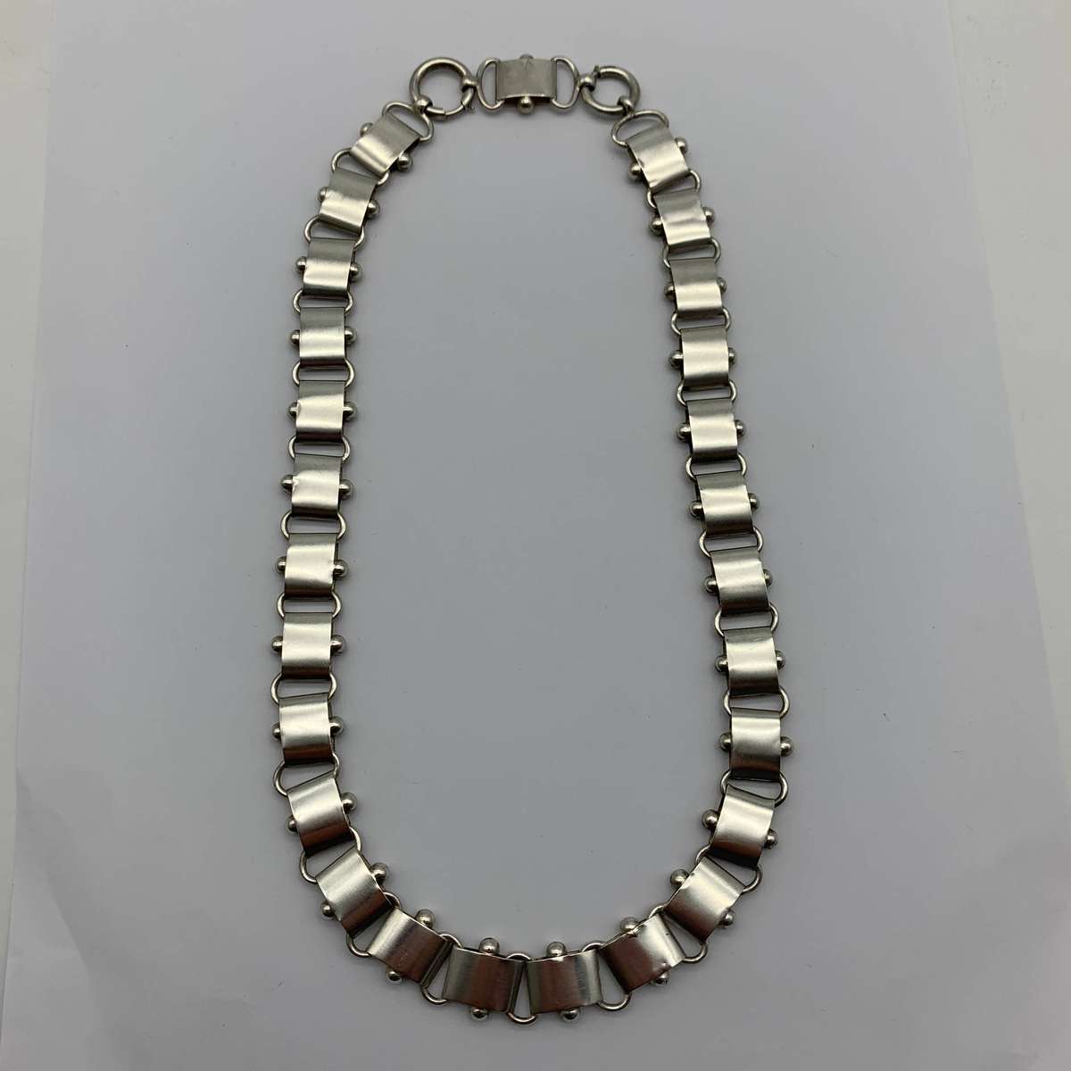 Antique Silver Collar Necklace