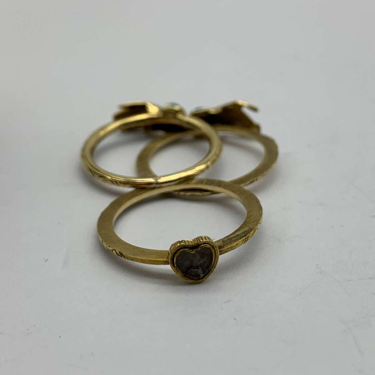 Antique 18ct Gold 'Fede Gimmel' or 'Claddagh' Ring