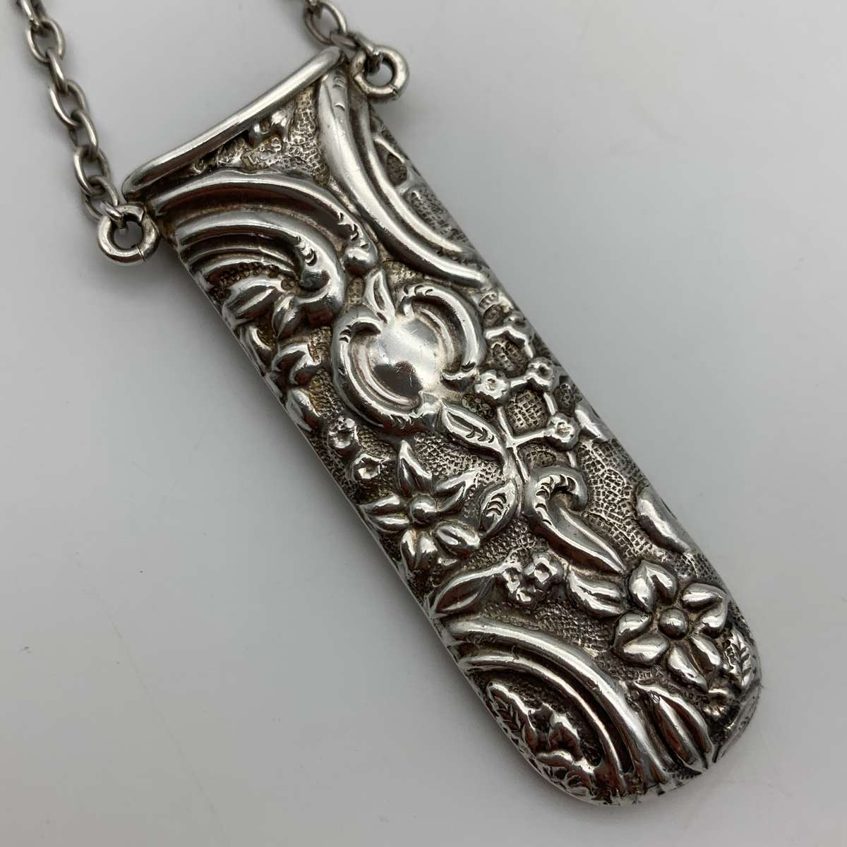 Victorian Silver Chatelaine Scissors Case (1899)