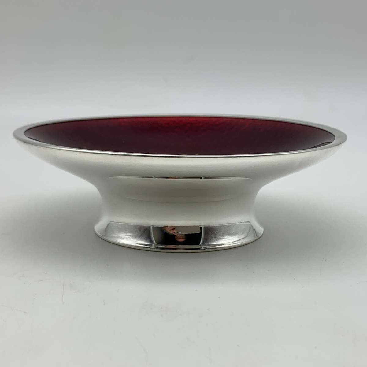 Spanish Solid Silver & Enamel Dish (161g)