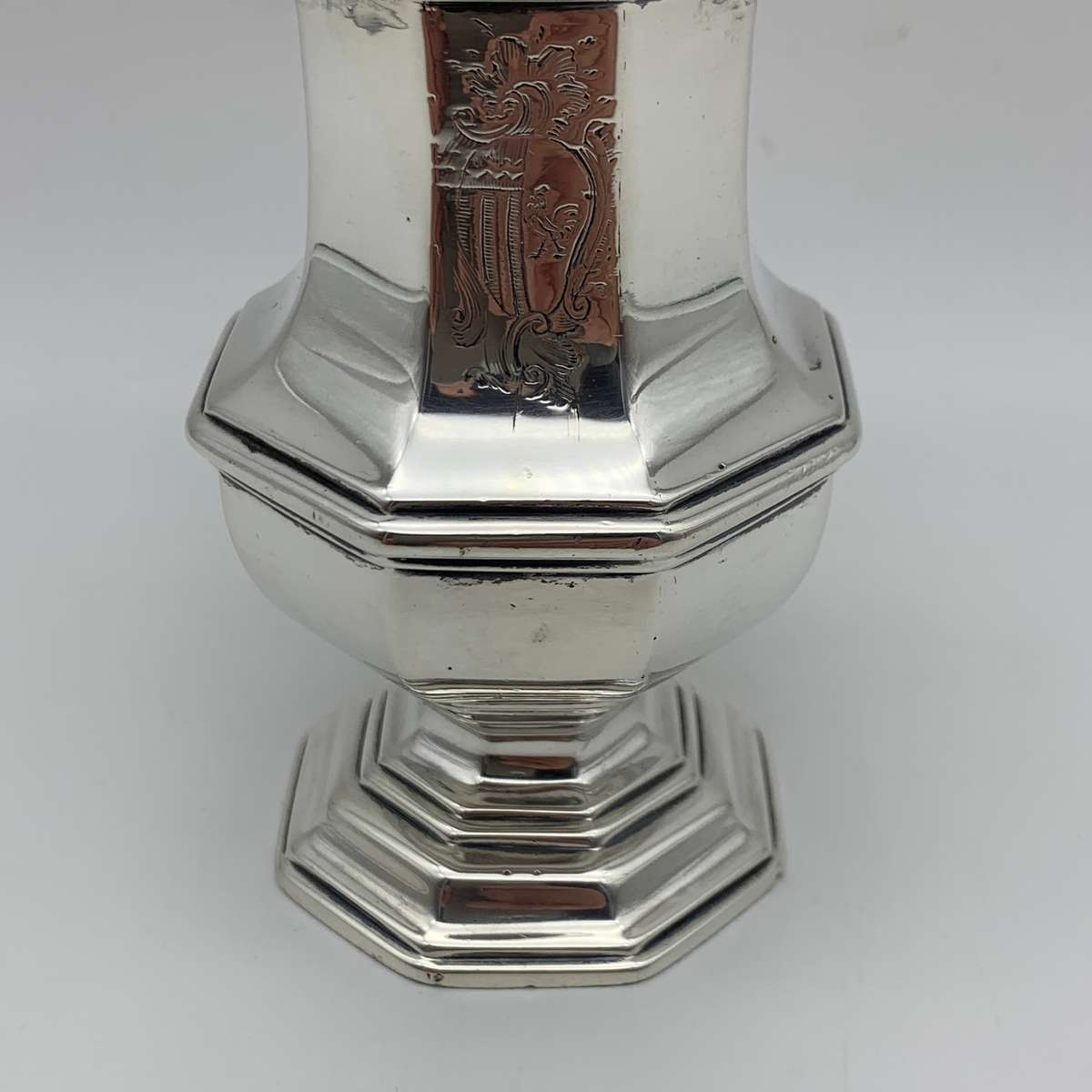 Rare Georgian Solid Silver Sugar Caster (1728)