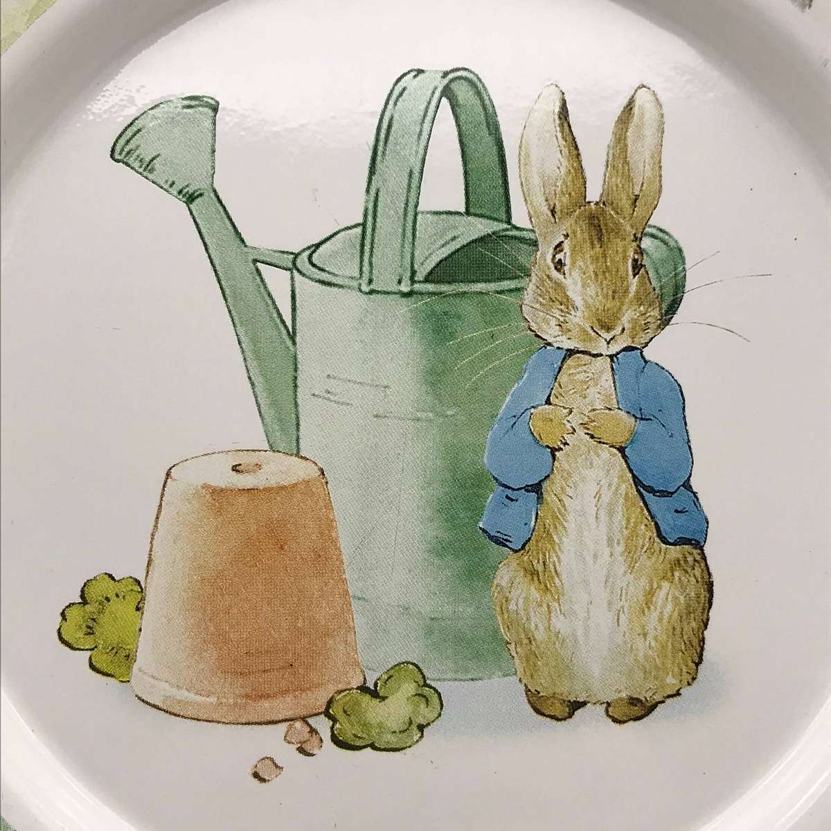 Vintage 'Beatrix Potter' Enamelware Plate