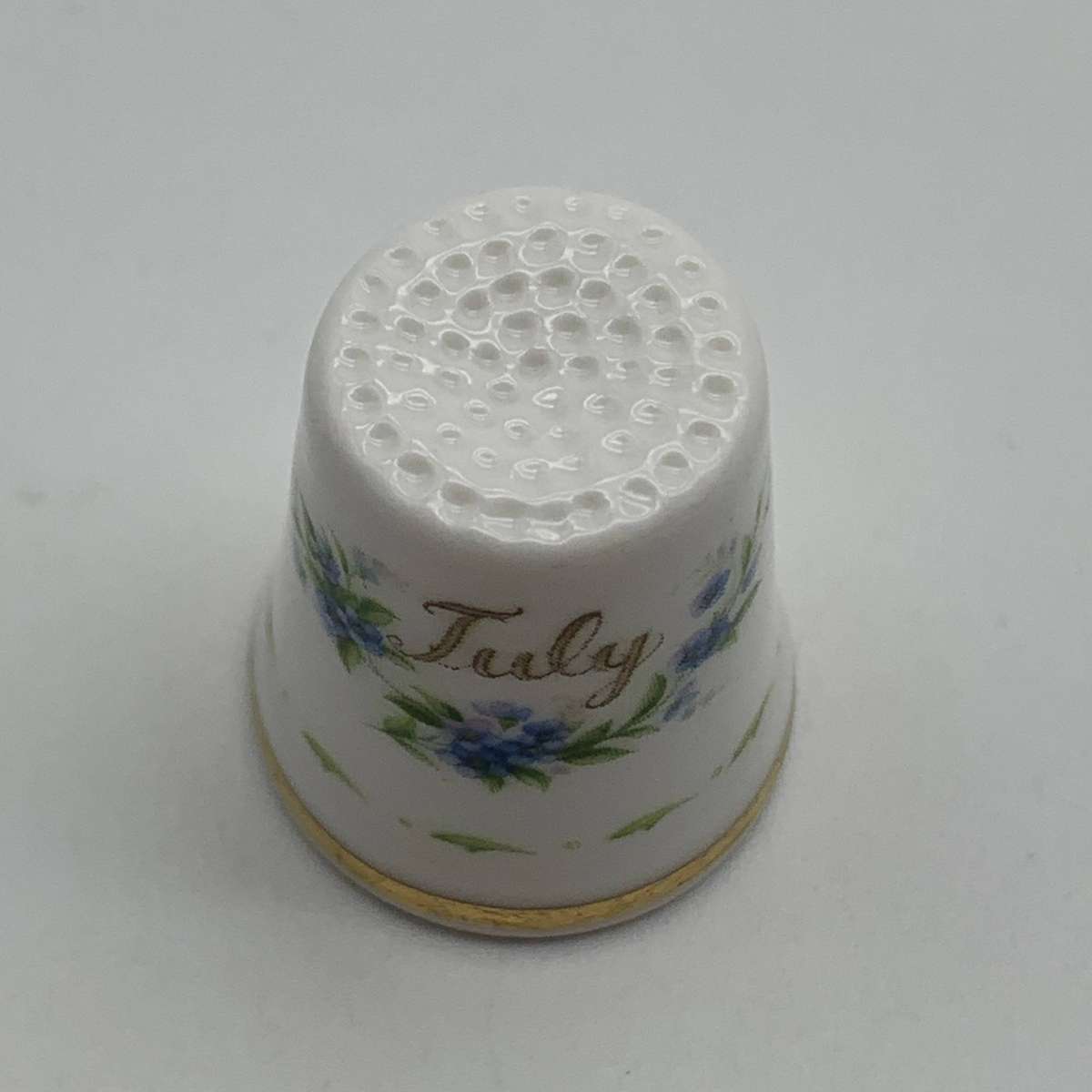 Royal Albert 'Flower of the Month' Thimble (July)