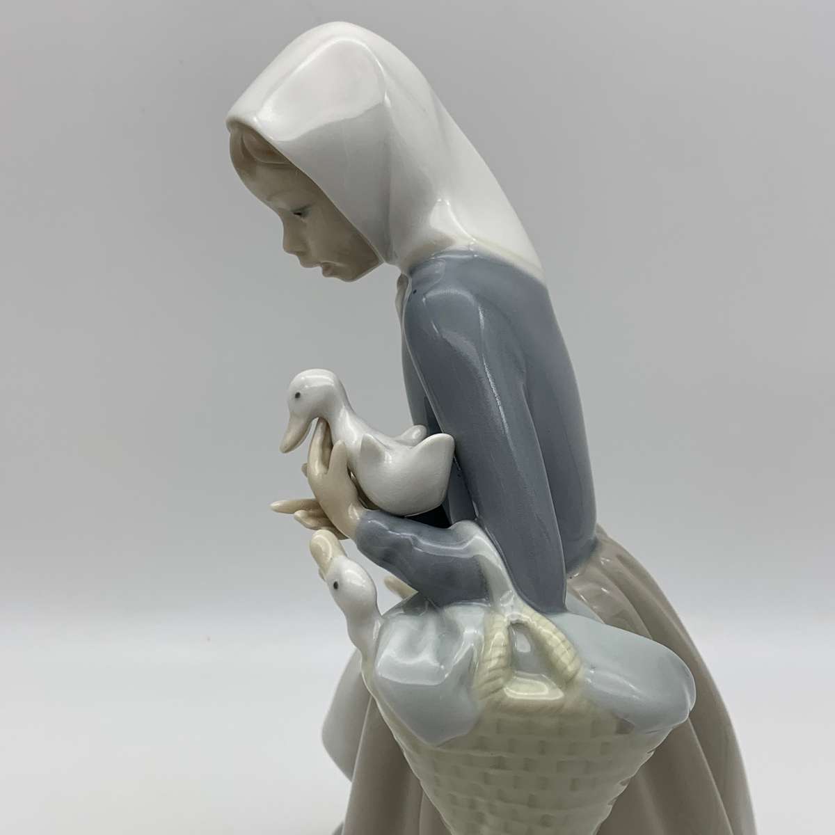 Early Lladro 'Shepherdess with Ducks' Figurine