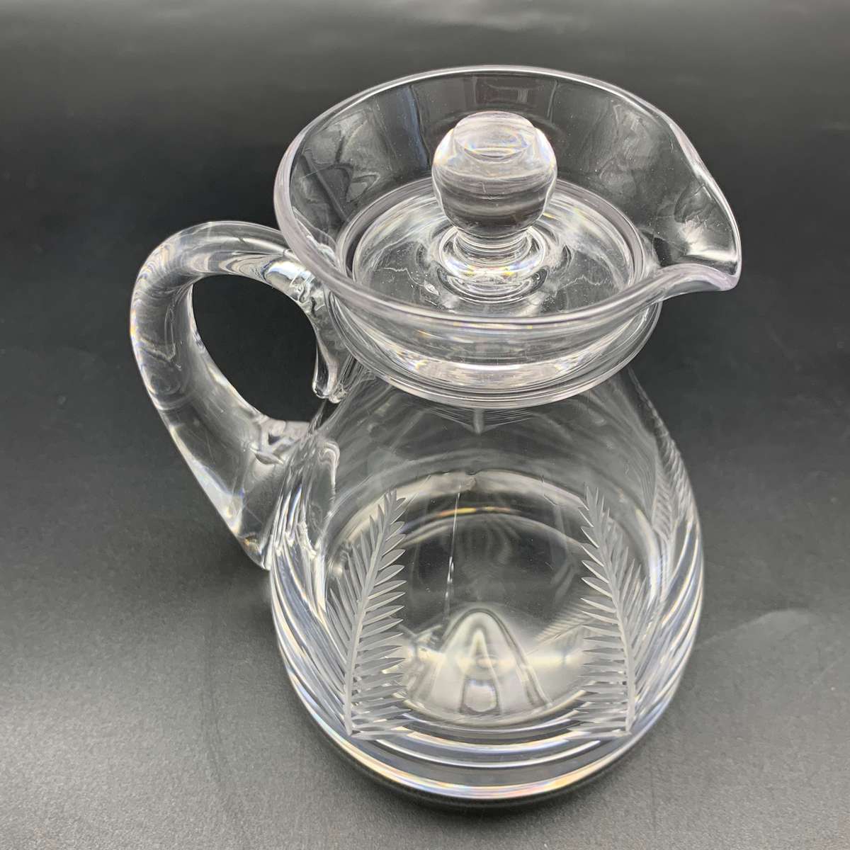 Small Lidded 'Stuart Crystal' Jug