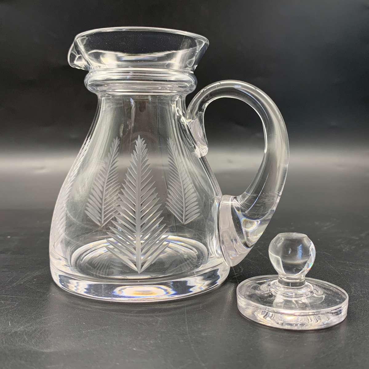 Small Lidded 'Stuart Crystal' Jug
