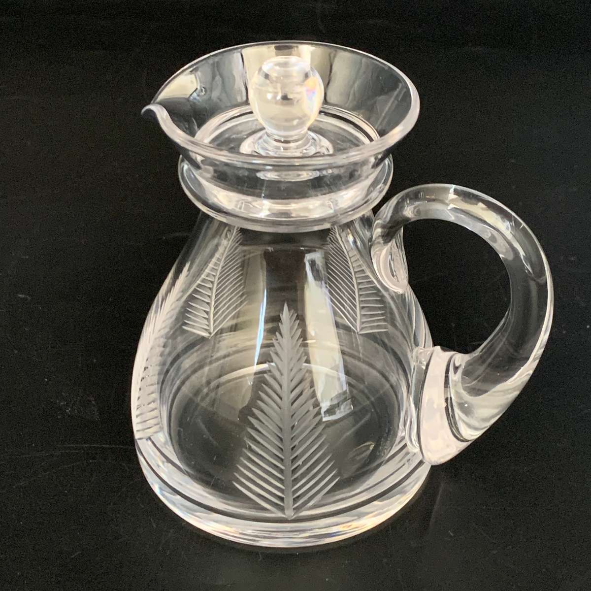 Small Lidded 'Stuart Crystal' Jug