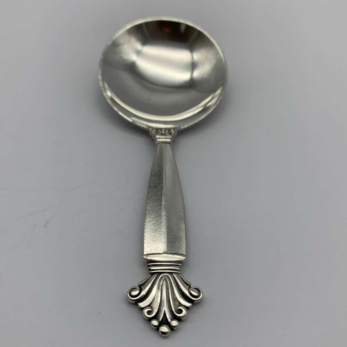 Vintage Silver 'Georg Jensen' Sugar Spoon (Acanthus)