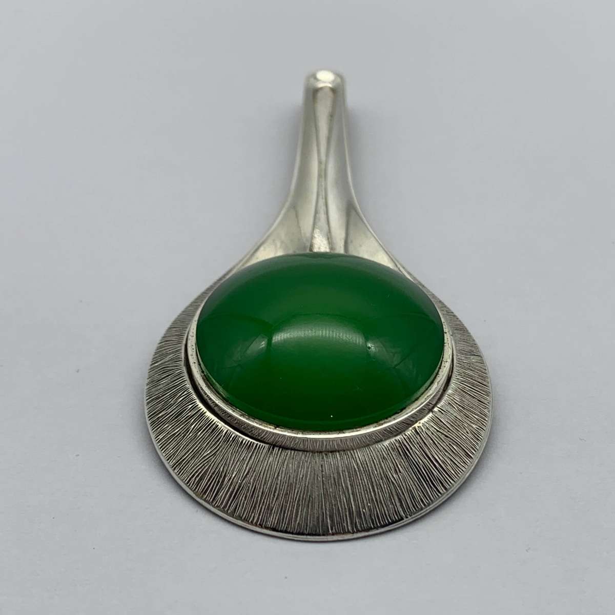 Large German Silver Modernist Pendant (Rodi & Wienerberger)