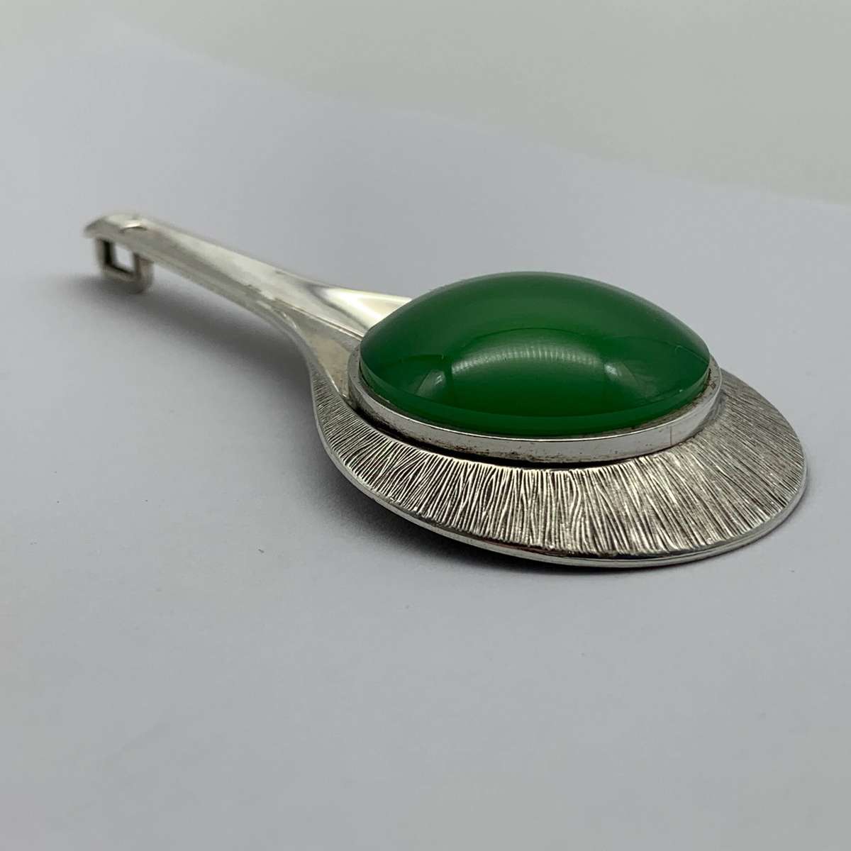 Large German Silver Modernist Pendant (Rodi & Wienerberger)