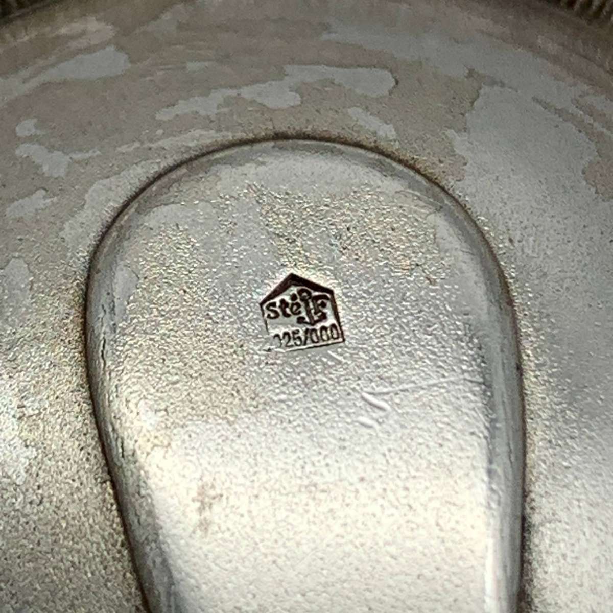 Large German Silver Modernist Pendant (Rodi & Wienerberger)