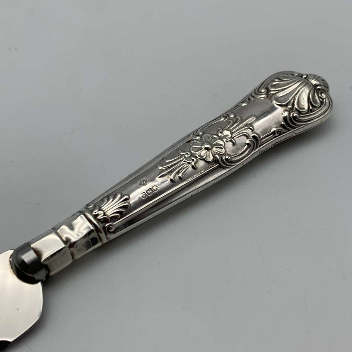1960's Sterling Silver 'Kings Pattern' Bread Knife