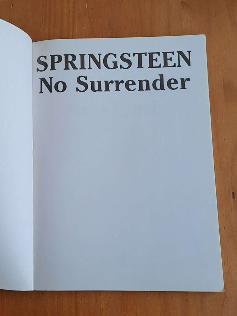 Springsteen : No surrender -  by Kate Lynch - 1987
