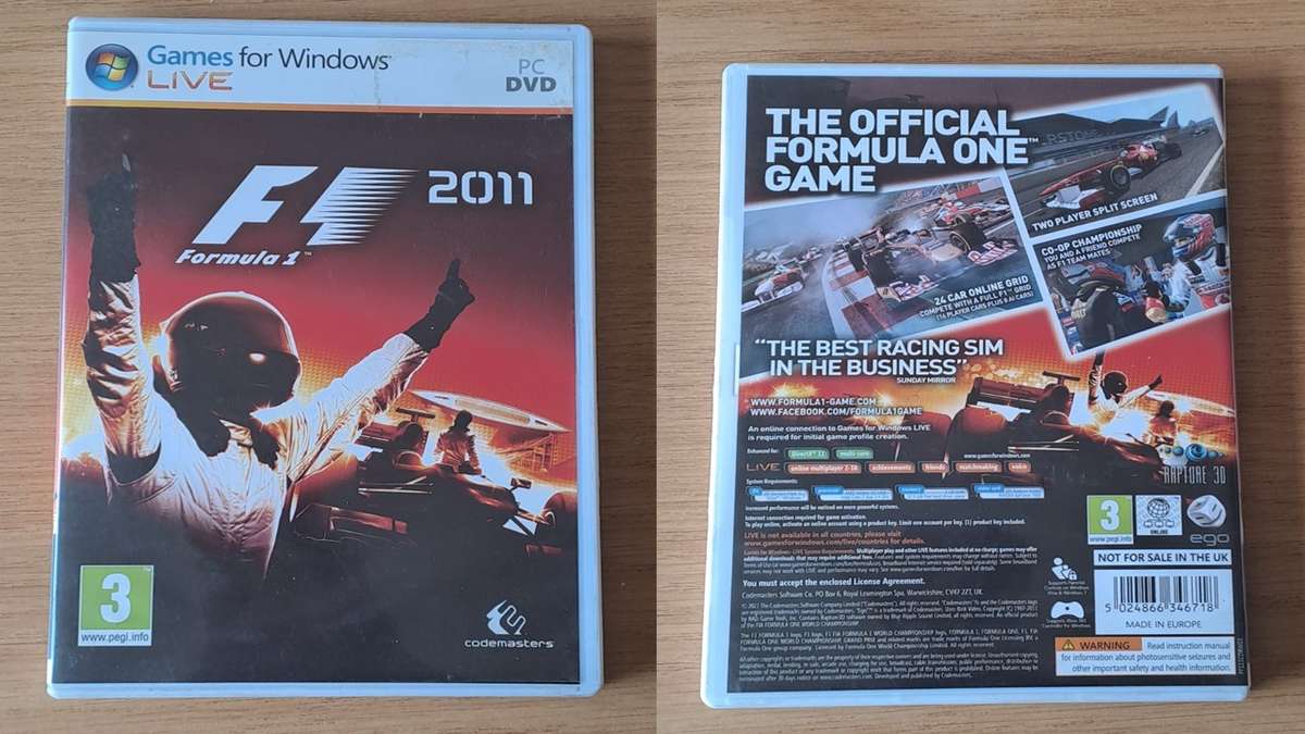 PC Game : F1 Formula 1 - 2011
