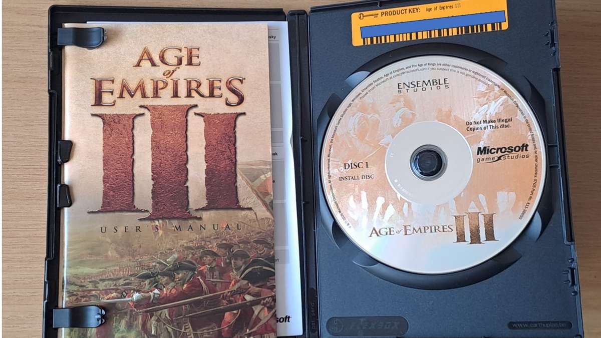 PC Game : 3 Discs  -  Age of Empires 3