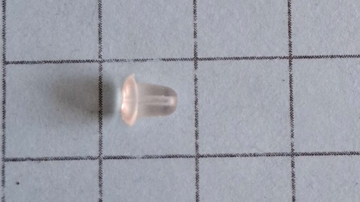 Silicone ear nuts -  set of 2