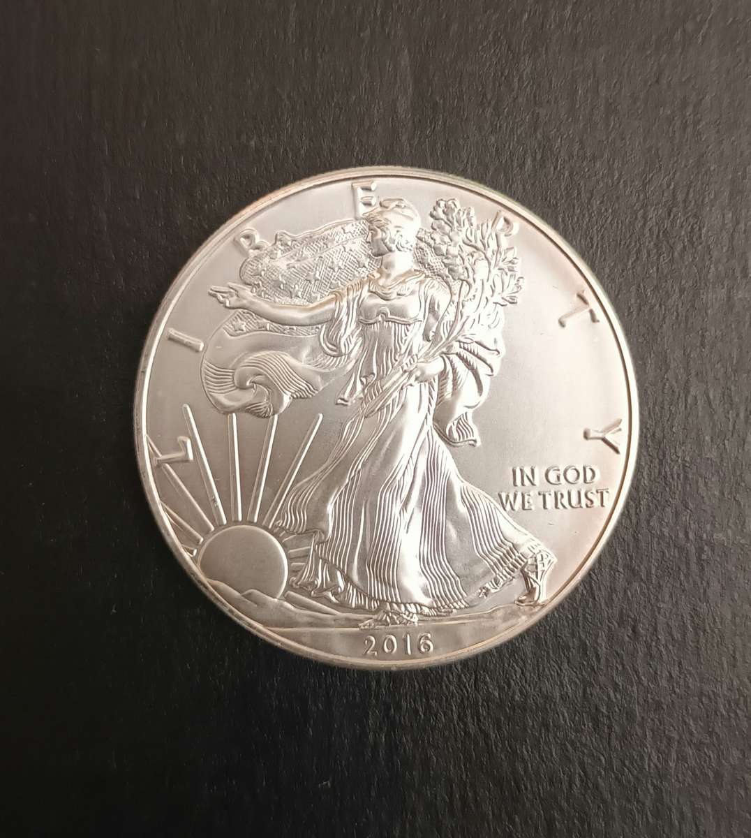2016 ONE OZ UNITED STATES SILVER EAGLE COIN