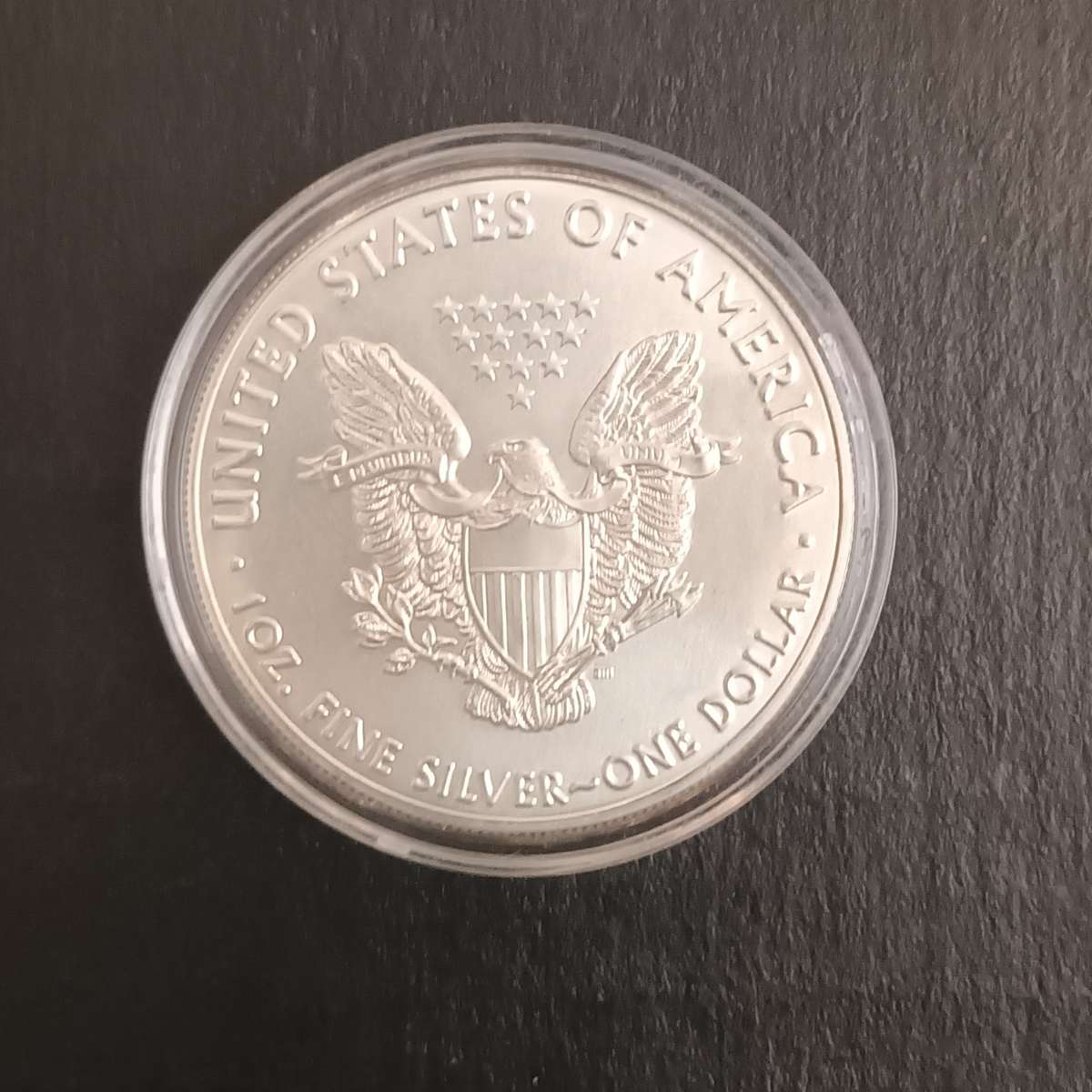 2018 ONE OZ UNITED STATES SILVER EAGLE COIN [CAP]