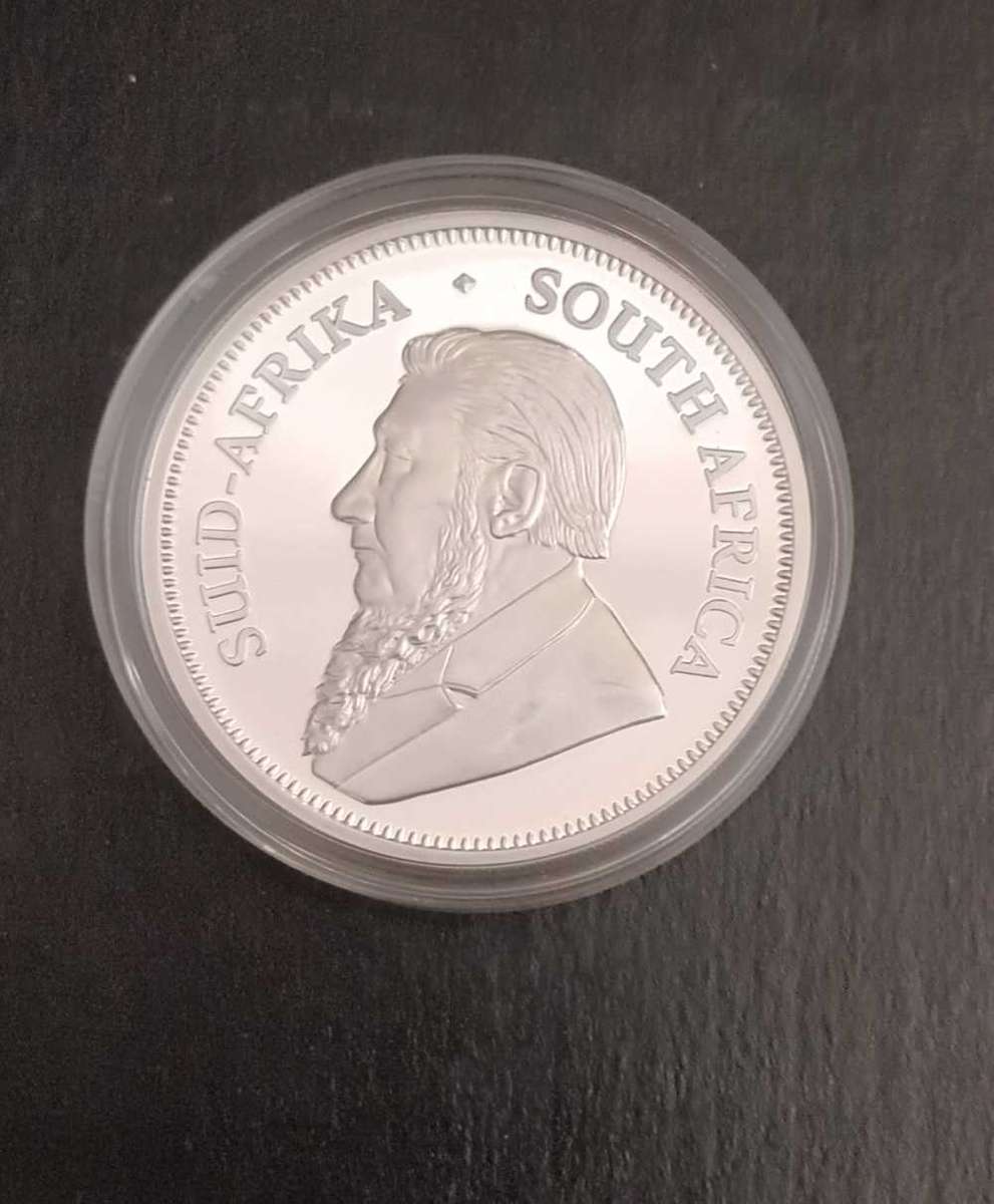 2021 2OZ PROOF SILVER KRUGERRAND [COA] [ BOX]