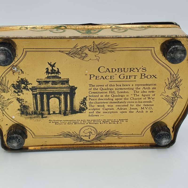 Cadbury's "Peace" Gift Box Tin Pre-WW1  Antique | Collectible