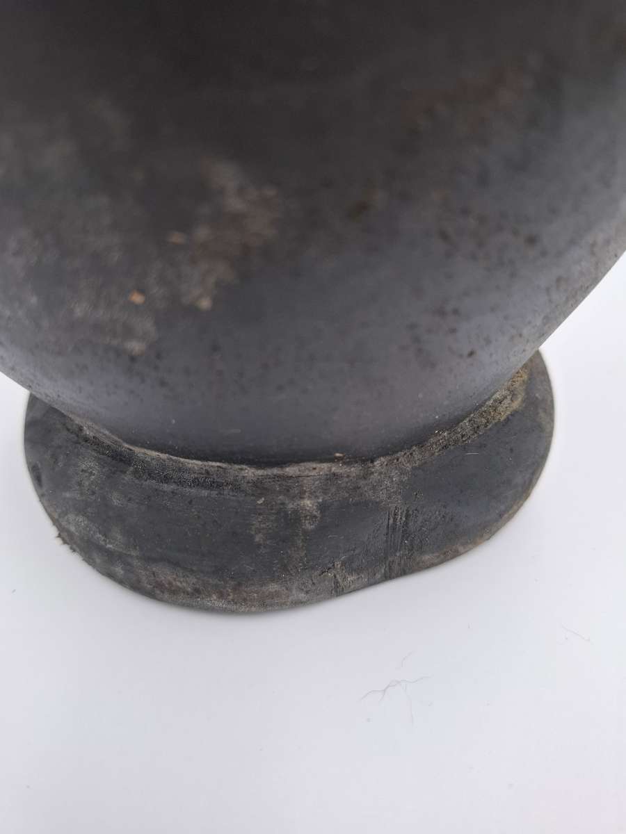 African Drum with stunning Carvings - Small with Rawhide top