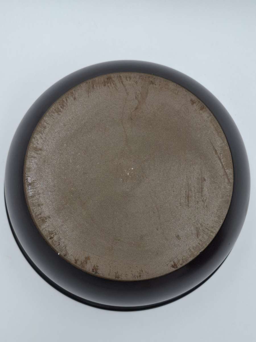 Mid-Century Chocolate Colour Casserole Dish with Lid - great condition - 22cm Diameter