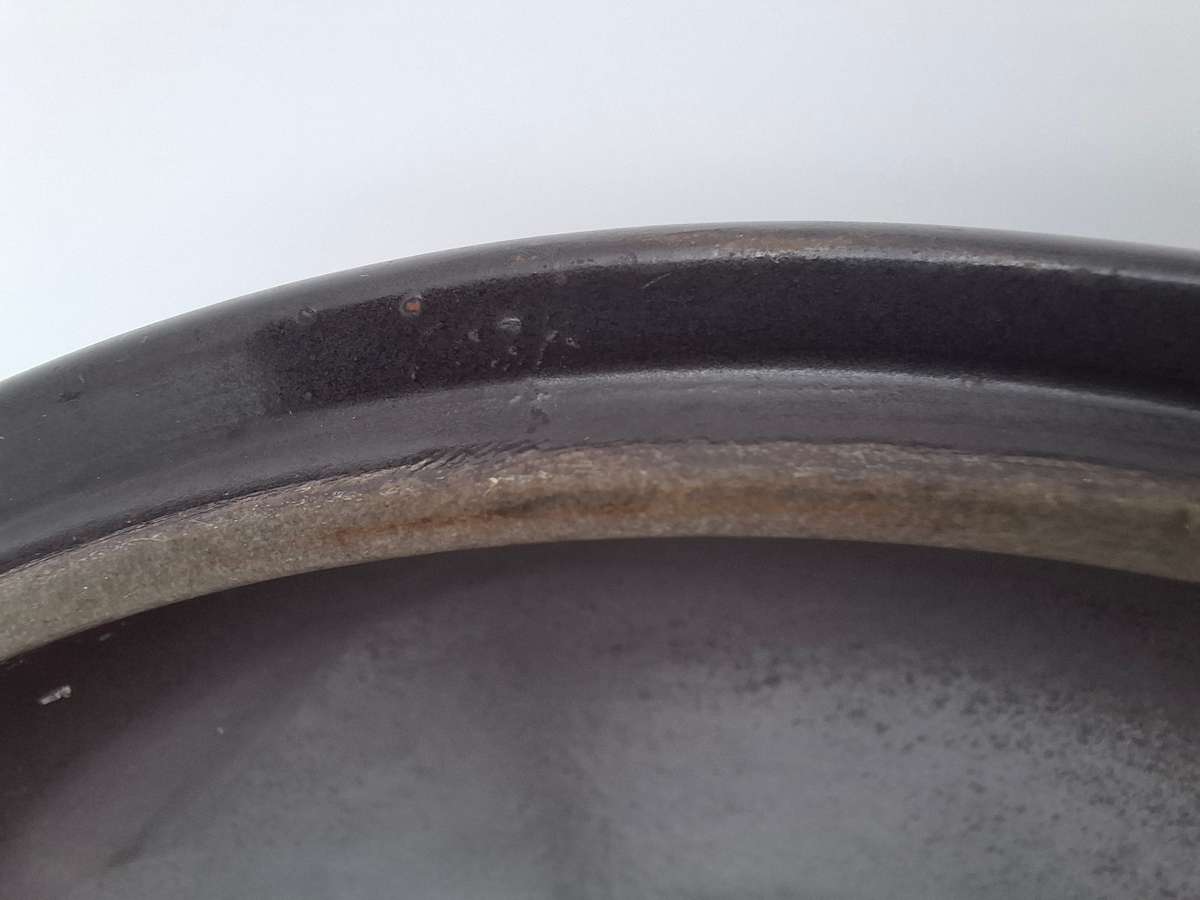 Mid-Century Chocolate Colour Casserole Dish with Lid - great condition - 22cm Diameter