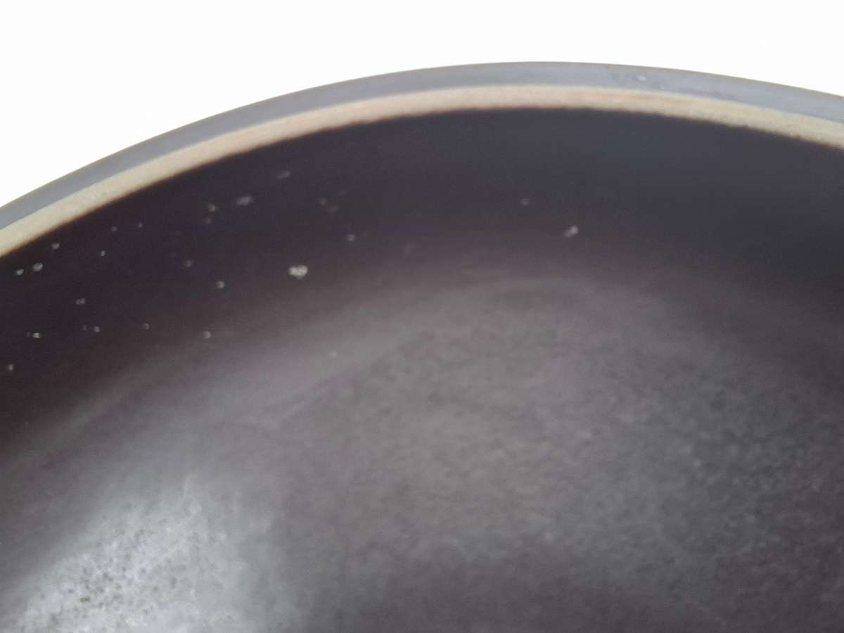 Mid-Century Chocolate Colour Casserole Dish with Lid - great condition - 22cm Diameter