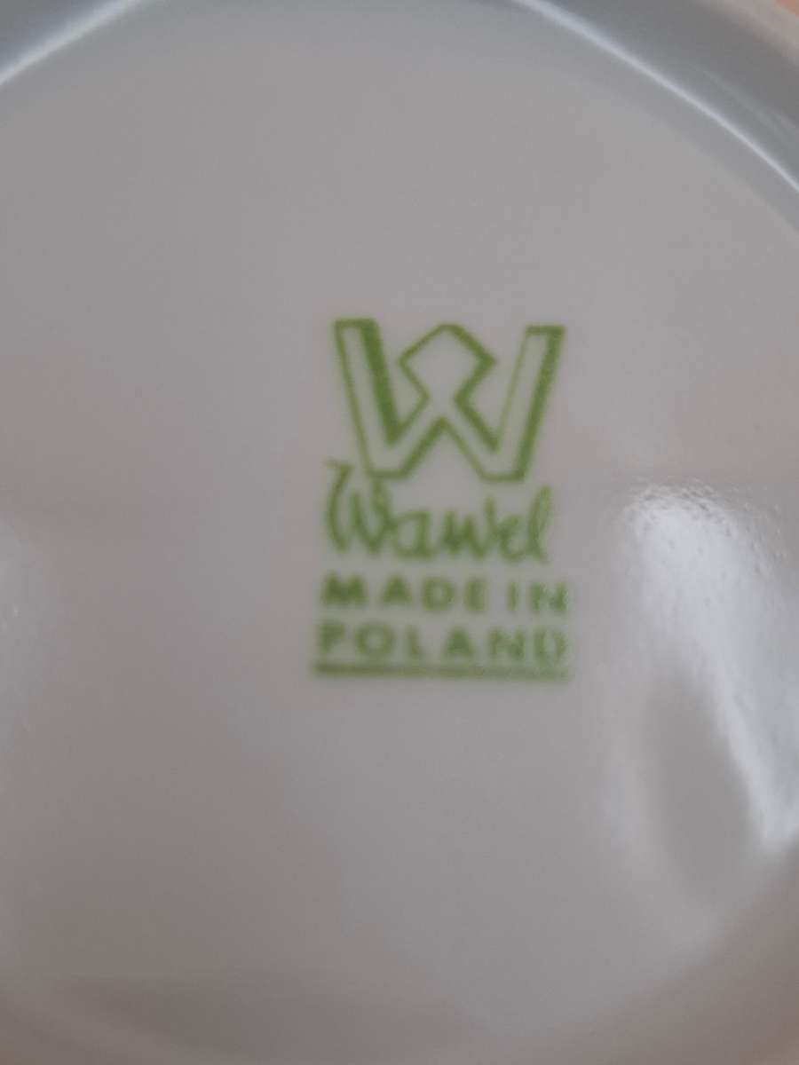 Vintage White Dessert Bowls X 9 - Made in Poland - Wawel Porcelain