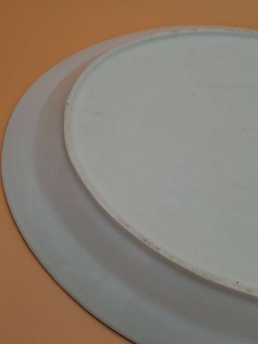 Vintage Royal Copenhagen Blue Fluted Full Lace Oval Serving Platter - stunning fluted pattern