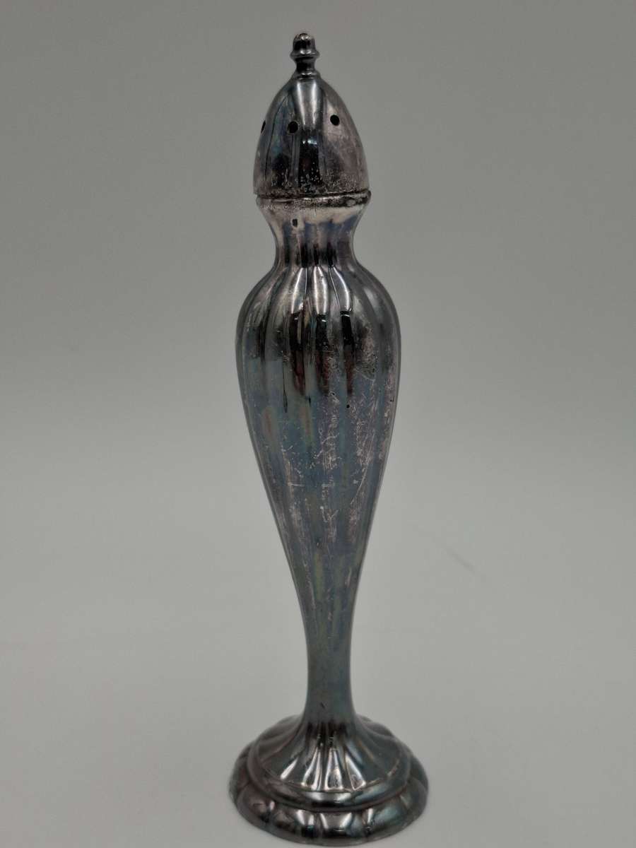 Vintage EP Lead Canada Salt & Pepper Shaker Dispensers - Solid and Elegant