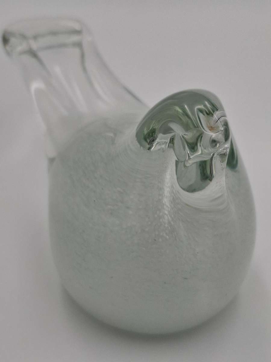 Vintage Glass Bird Paperweight