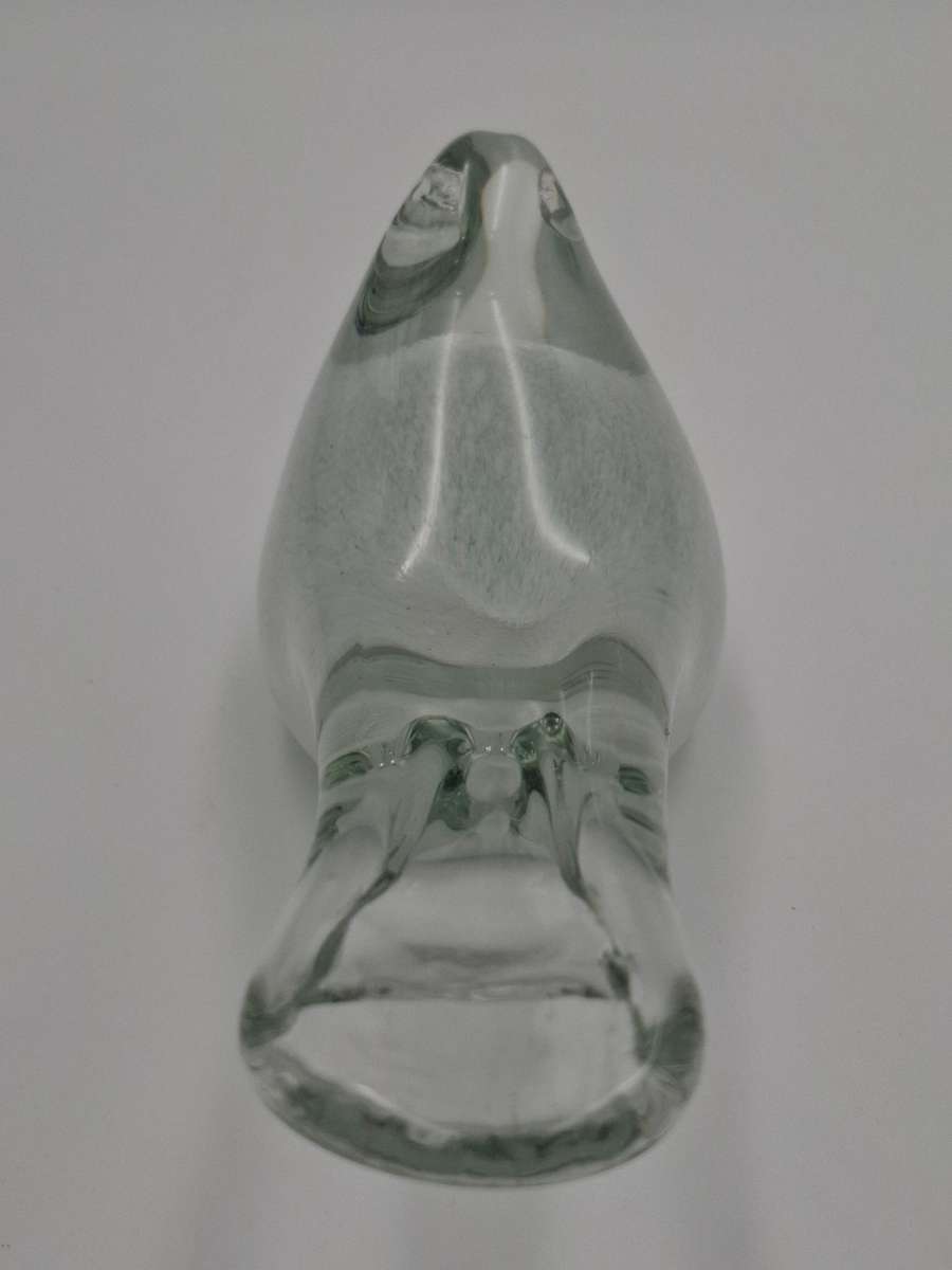 Vintage Glass Bird Paperweight