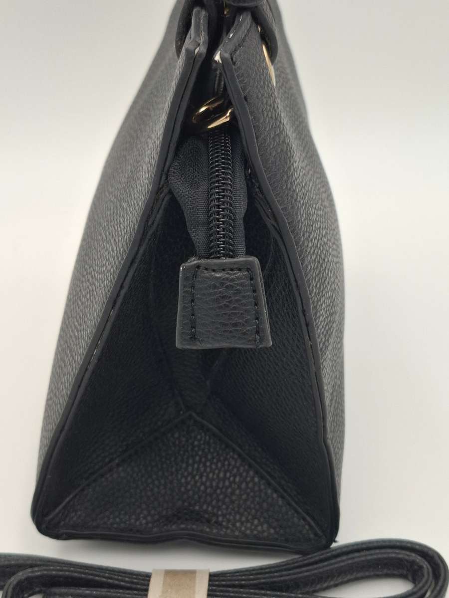 Black Small Handbag - Free2U label - extra strap - long