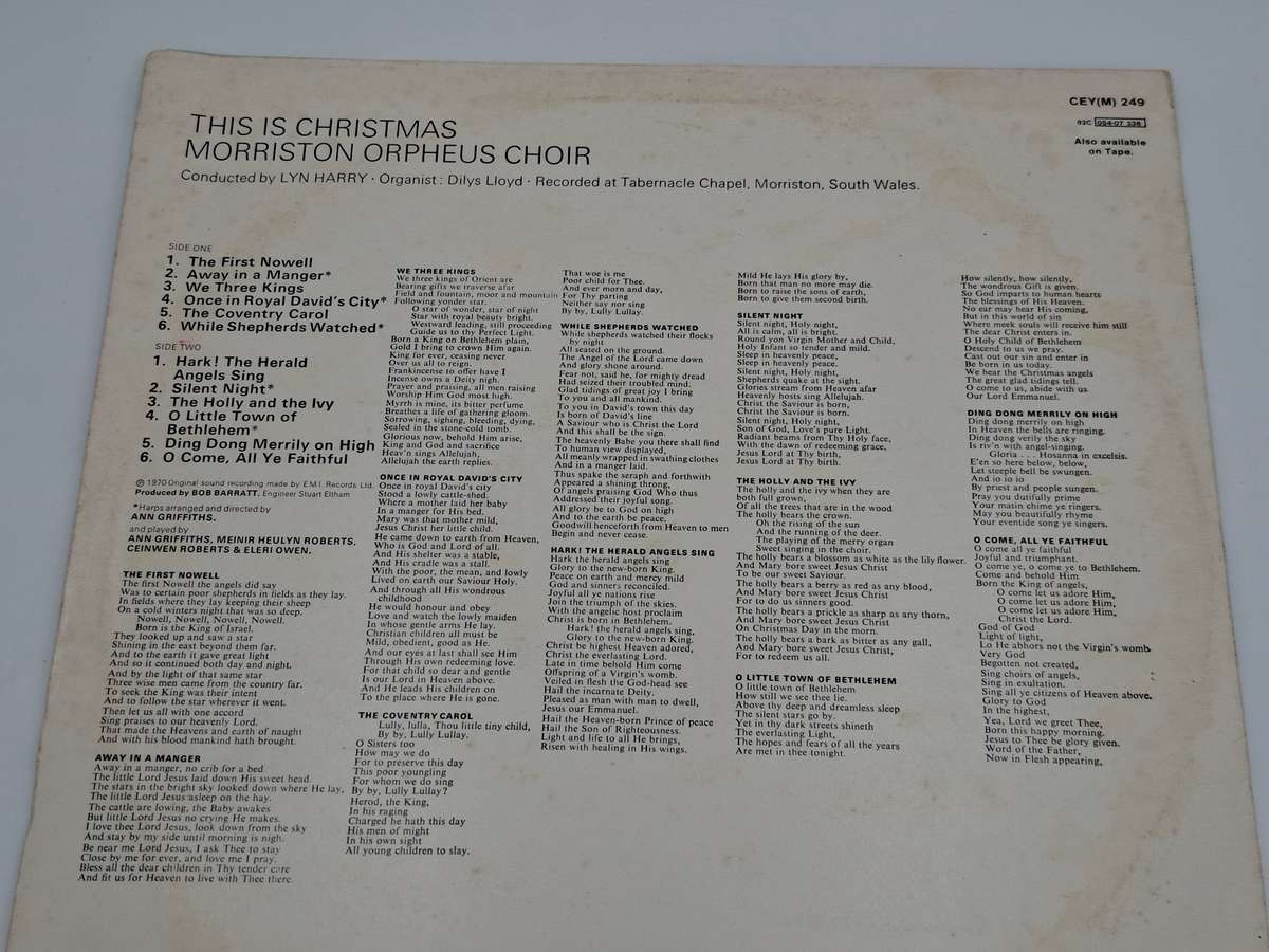 Vintage Christmas Vinyl Records