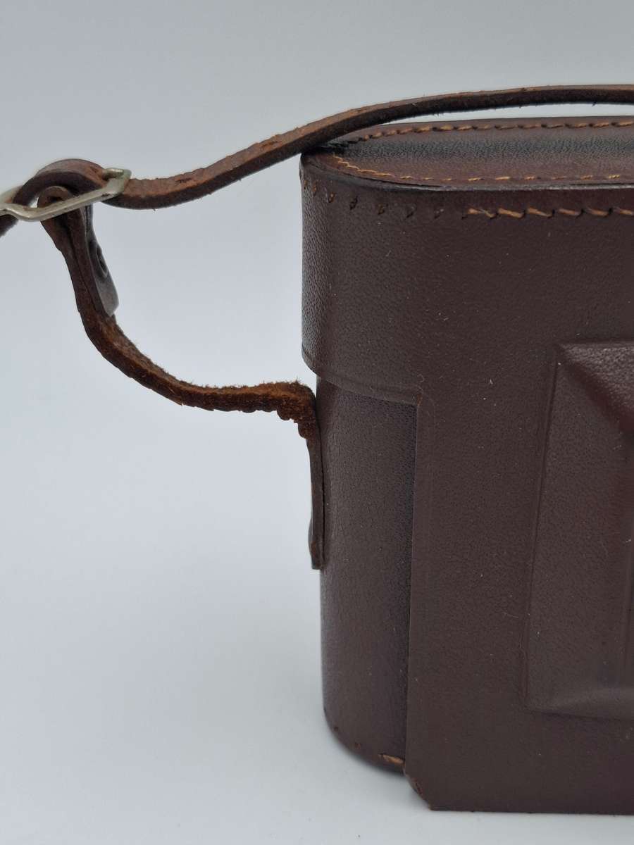 Vintage 1950's Zeiss Ikon Nettar 6x6 Folder Camera in the authentic Leather Case