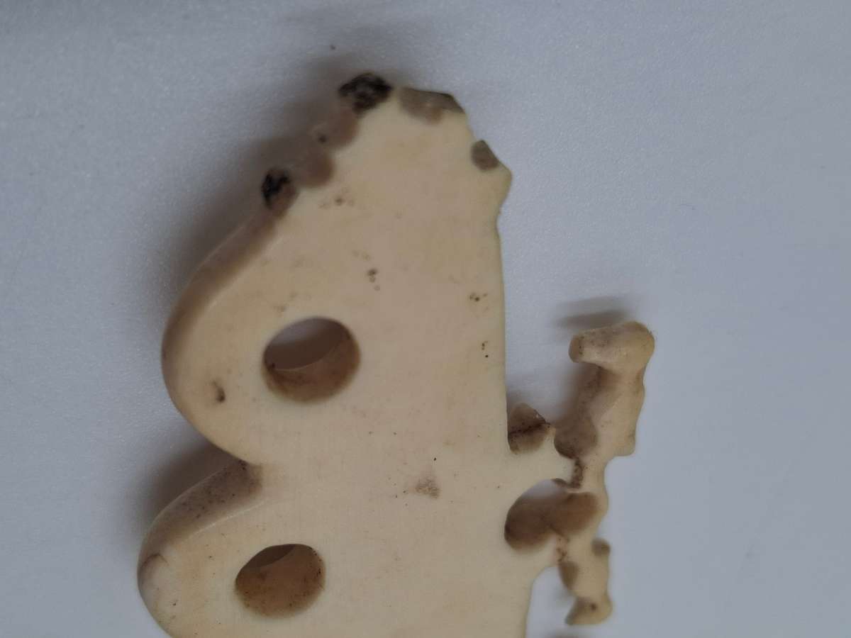 Vintage Bone Letter Opener - Beautiful carving