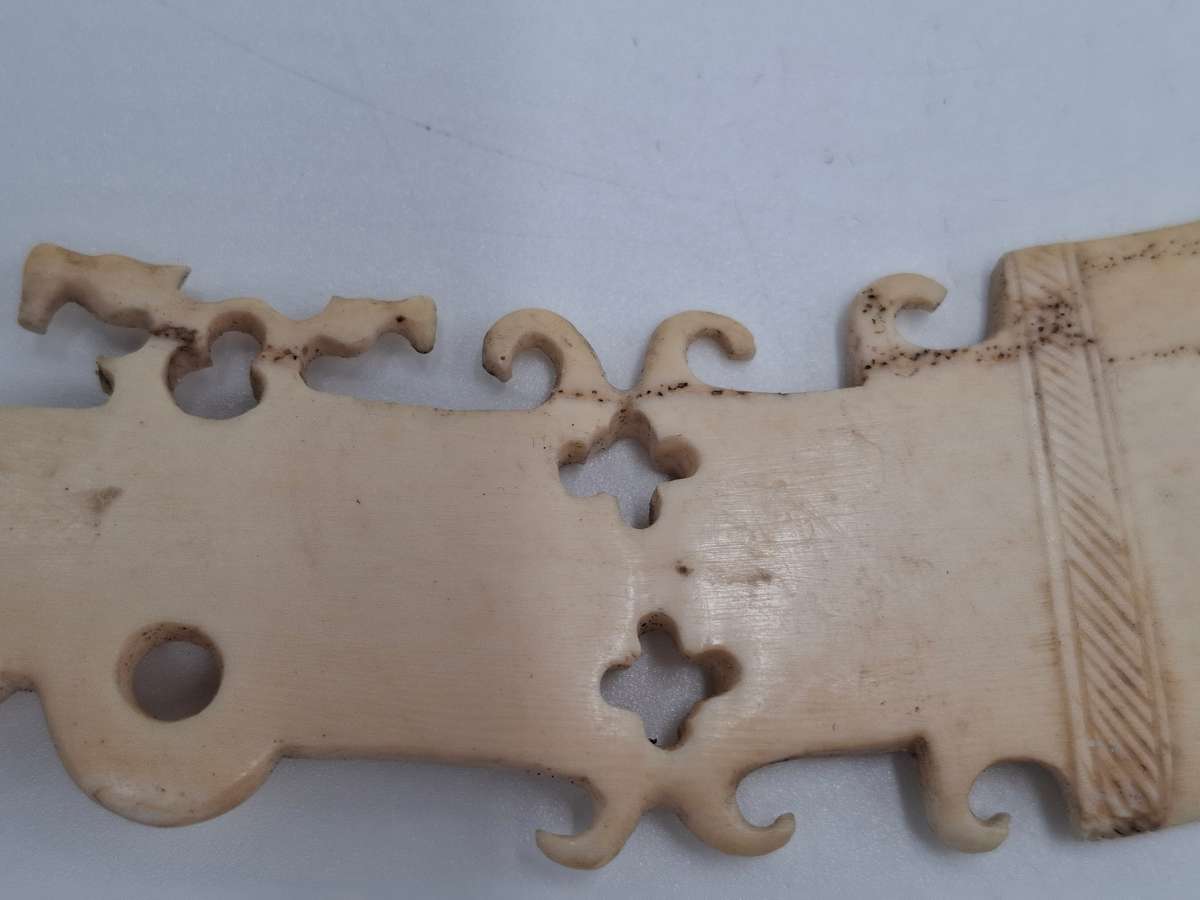 Vintage Bone Letter Opener - Beautiful carving