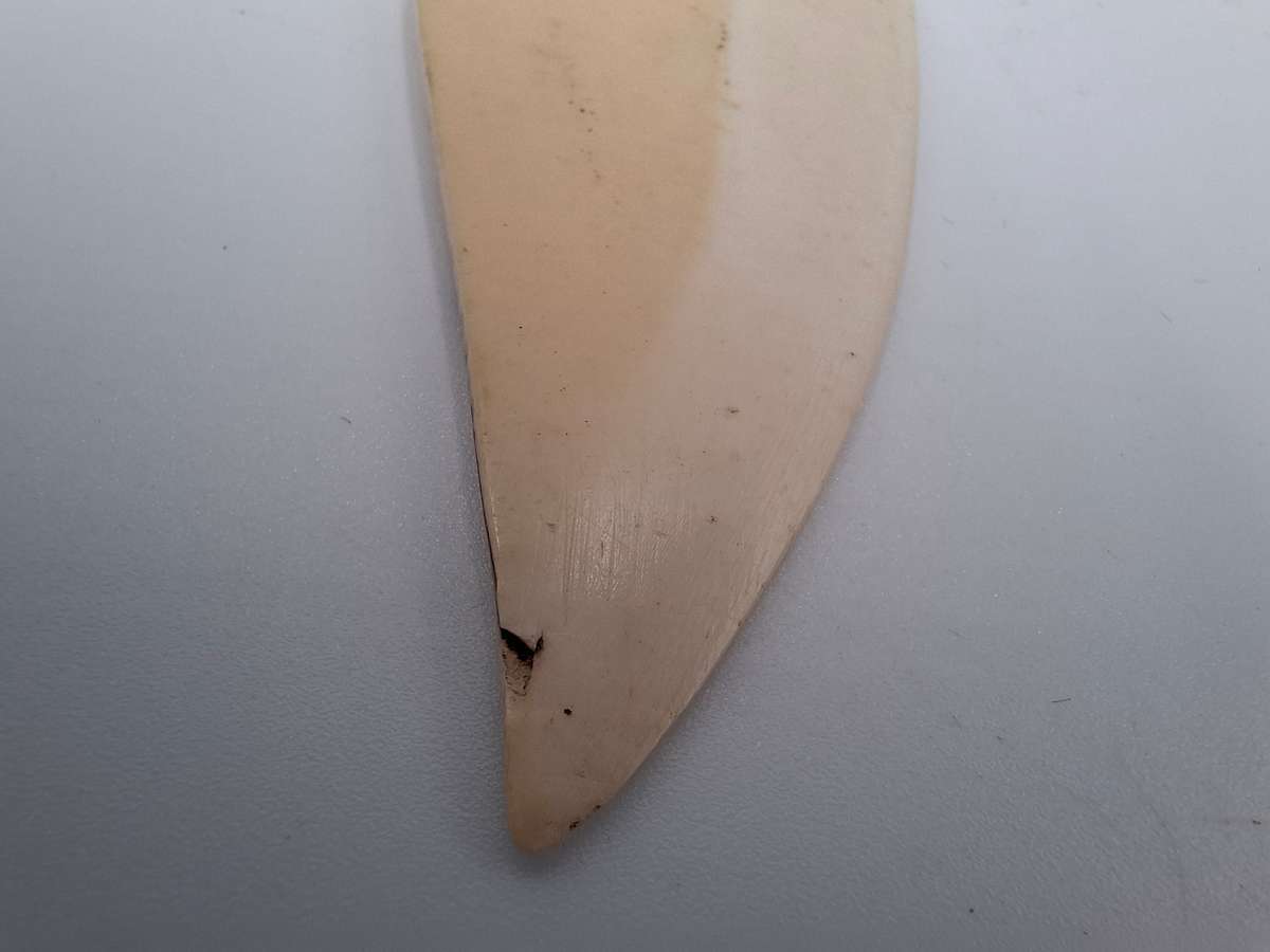 Vintage Bone Letter Opener - Beautiful carving