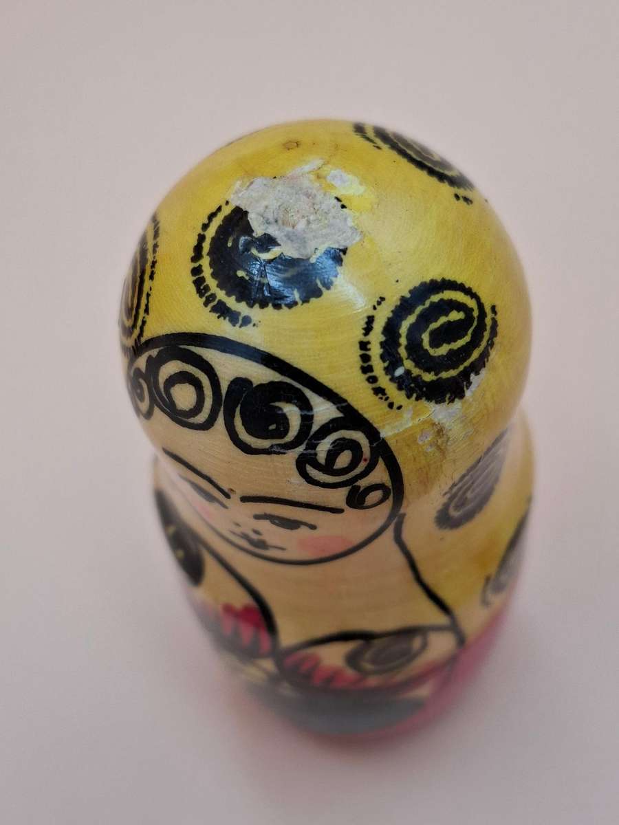 Matryosha/Babushka Wooden Dolls - 7 Layers with Vibrant Colours