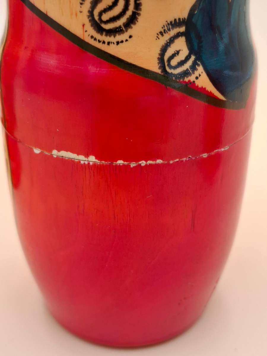 Matryosha/Babushka Wooden Dolls - 7 Layers with Vibrant Colours