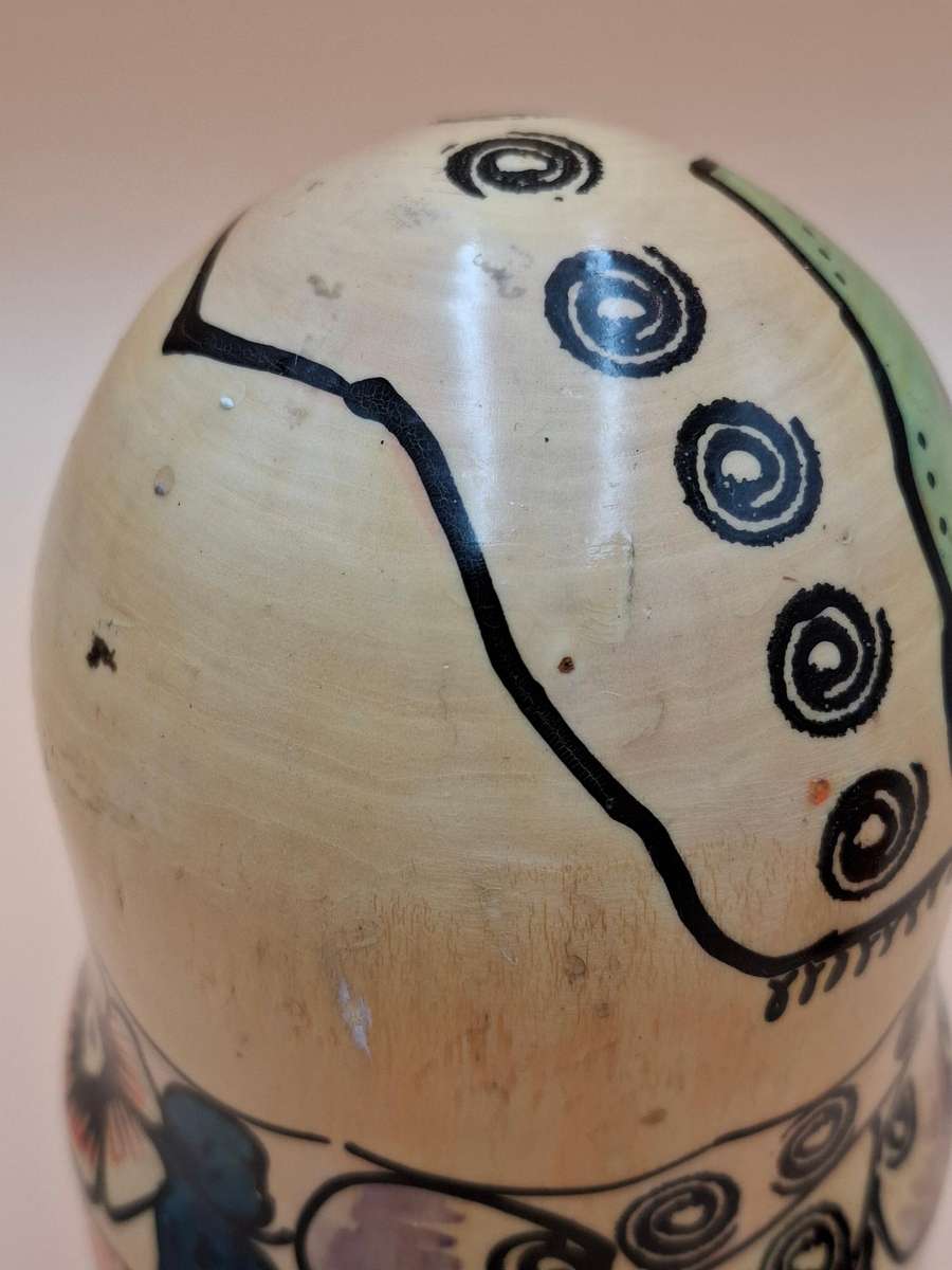 Matryosha/Babushka Wooden Dolls - 7 Layers with Vibrant Colours