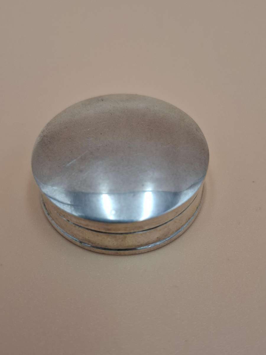 Vintage Pure 925 Silver Pill Box with Hinged Lid - 11g - A Keepsake