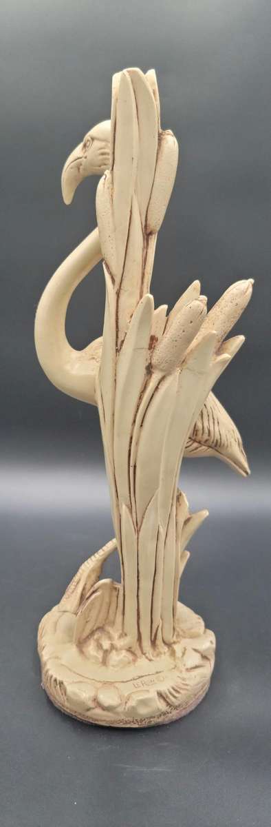 Large Vintage Le Ron Flamingo Figurine - Signed - In Great Condition - 44cm High