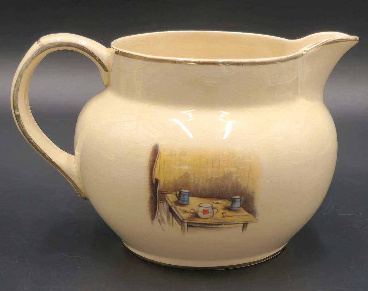 Vintage Arthur Wood "Ye Olde English Inns" Milk Jug - 11cm H - Great Condition