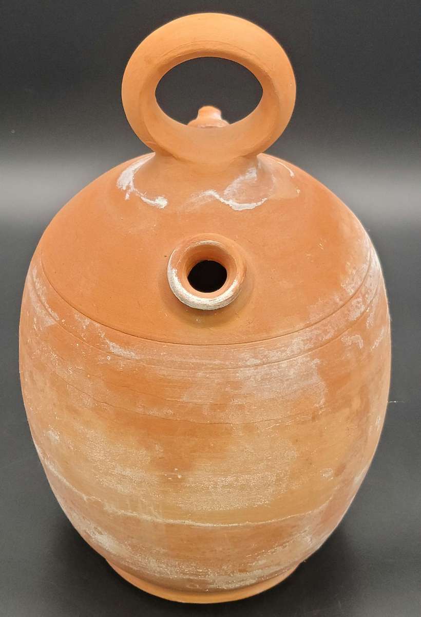 Vintage Spanish Traditional Water Pitcher "Botijo" - 32cm H