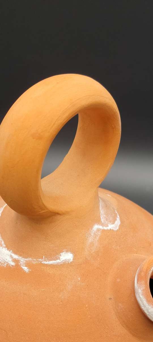 Vintage Spanish Traditional Water Pitcher "Botijo" - 32cm H